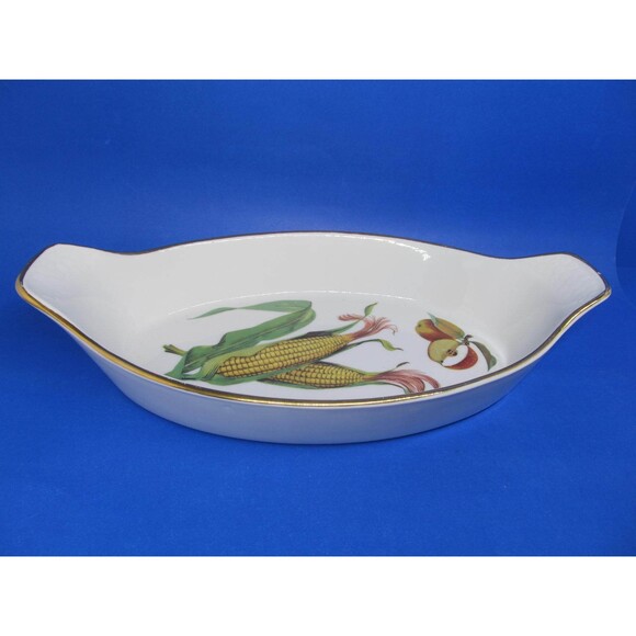 Royal Worcester Evesham Corn 14" Oval Fish Dish VGC - Picture 9 of 9